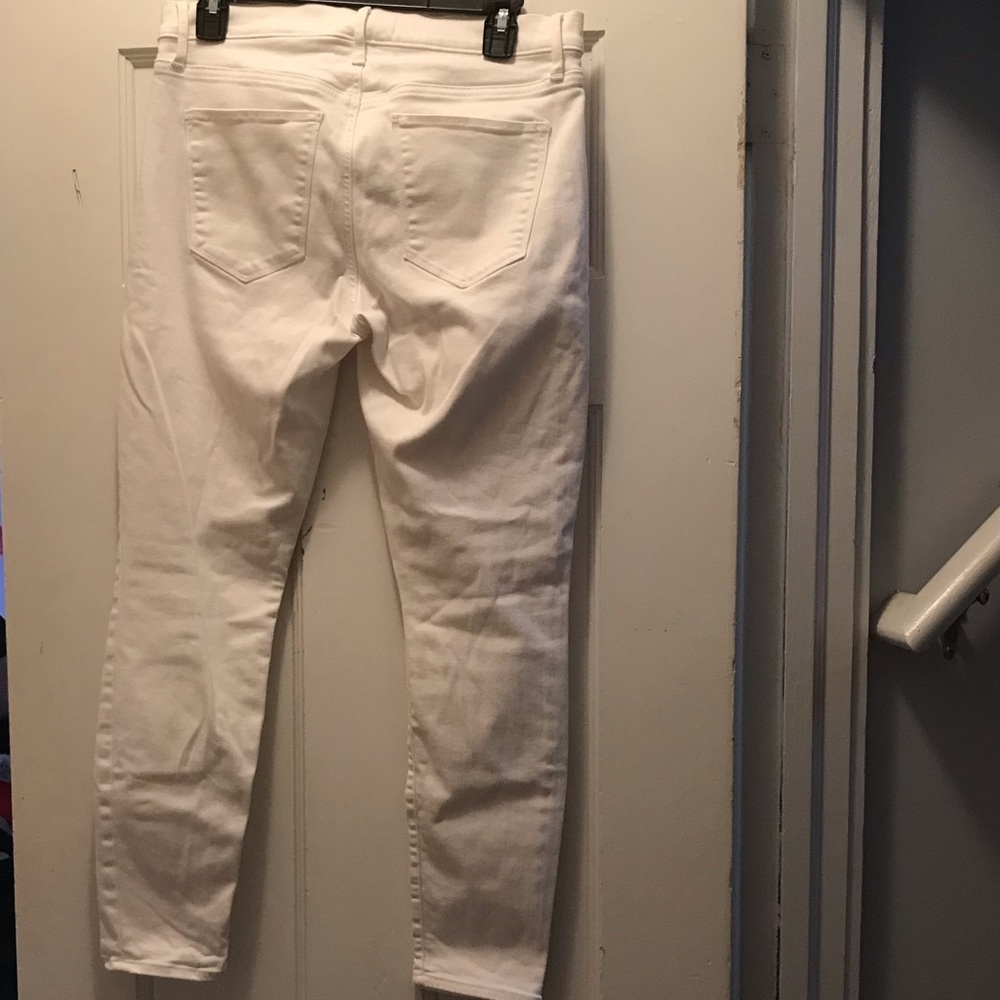 Gap white jeans
